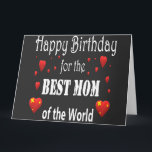 Carte Wonderful cute maman Birthday with Heart Design<br><div class="desc">Wonderful cute birthday with heart design for your lovely mama</div>