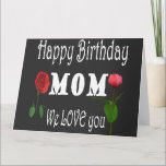 Carte Wonderful Mama Birthday with cute Flower Design<br><div class="desc">Wonderful cute birthday with flower design for your lovely mama</div>