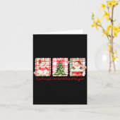 Carte Wonderful Time Of Year Merry Xmas Santa Snowman Xm (Fleur jaune)