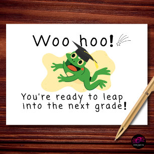 Carte Woo Hoo Sauter dans la prochaine classe Félicitati