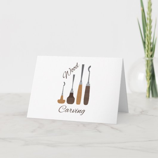 Carte Wood Carving (Devant)