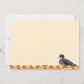 Carte Wood Duck Flat (Dos)