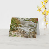 Carte Wooden garden (Fleur jaune)