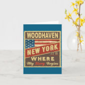 Carte Woodhaven Ny Its Where My Story Begins _1 (Fleur jaune)