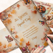Carte Woodland African American Fairy Joyeux anniversair