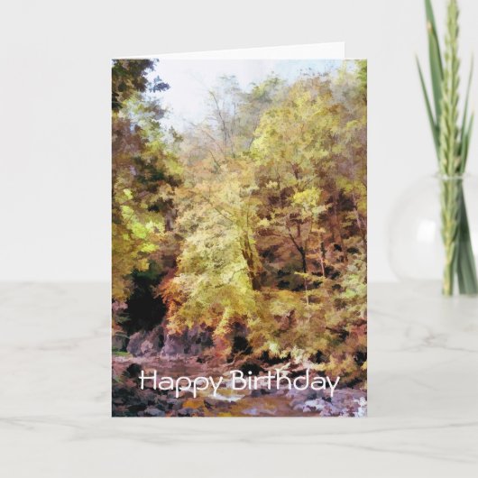 CARTE WOODLAND STREAM (Devant)