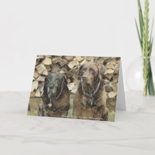 Carte Woodpile Labs Greeting Card