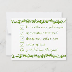 Carte Woodsy Elegance   Vine Mariage Be My Groomsman