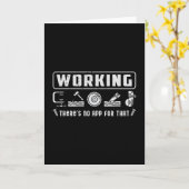 Carte Woodworker Carpenter Woodworking Wood Gift Idea (Fleur jaune)