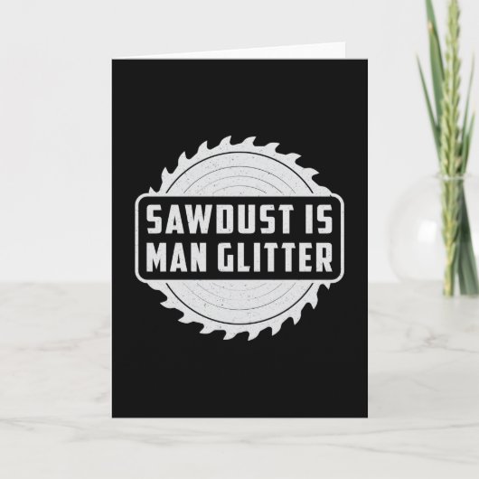 Carte Woodworker Wood Carpenter Woodworking Idée cadeau (Devant)