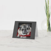 Carte Woof, Carlin Inspiration Note Card (Devant)