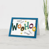 Carte Woohoo salutation d'anniversaire (Devant)