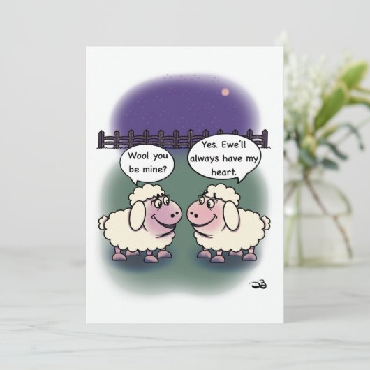 Carte Wool Flat Card (Debout devant)