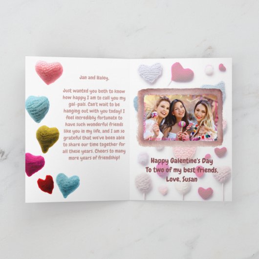 Carte Wooly Galentine's Day Card (Intérieur)