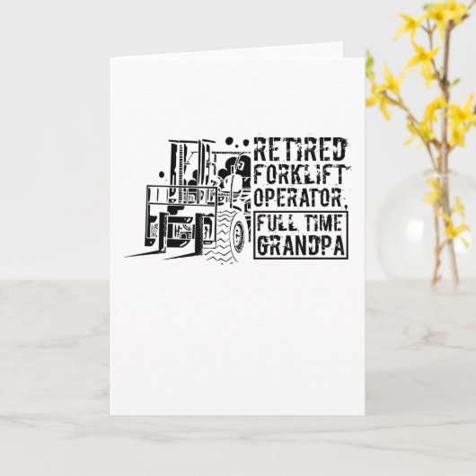 Carte Worker de Rétired (Fleur jaune)