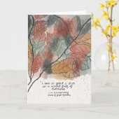 Carte World Full of Octobers, Anne of Green Gables (Fleur jaune)