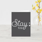 Carte World Suicide Prevention Awareness Day Men Women S (Fleur jaune)