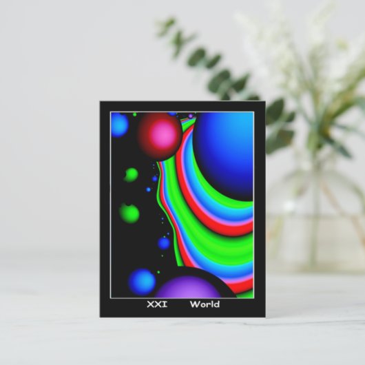 Carte World Tarot (Debout devant)