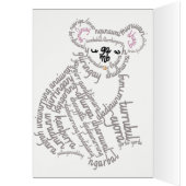 Carte World Word Koala (Intérieur (Gauche))