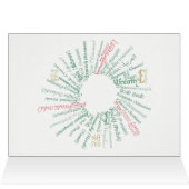 Carte World Word Wareath (Intérieur Horizontal (haut))