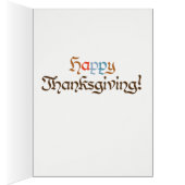 Carte World Word Wild Turkey (Intérieur (Droit))