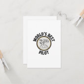 Carte Worlds best pilote (Devant/Arrière en situation)