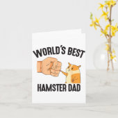Carte World's Hamster Dad Costume For Animal Lovers Hams (Fleur jaune)
