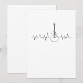 Carte Worlds Okayest Guitare Player Funny Gift Guitarist (Devant / Derrière)