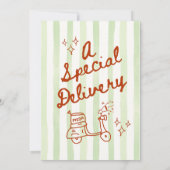 Carte Would She Rather Baby Shower Game in Red Green (Dos)