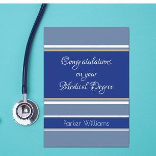 Carte Wow! Medical degree Graduation card