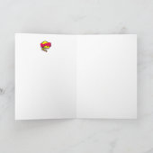 Carte WOW Personnalisé ! SUPER DAD Comic Style Pop Art (Intérieur)