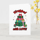 Carte Wrapped with Love (Fleur jaune)