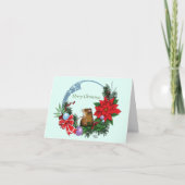 Carte Wreath de la souris de Noël (Devant)