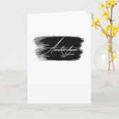 Carte Writing (Fleur jaune)