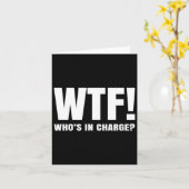 Carte Wtf qui est responsable (Fleur jaune)