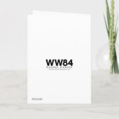 Carte WW84 | Retro Comic Wonder Woman Badge de caractère (Dos)