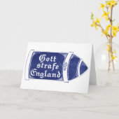 Carte WWI punissent l'Angleterre (Fleur jaune)