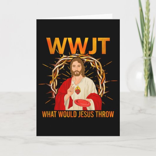 Carte Wwjt Que lancerait Jésus Disc Golf Fun (Devant)