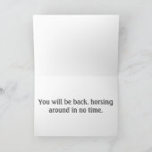 Carte x-ray à cheval, va-t-en vite (Intérieur)