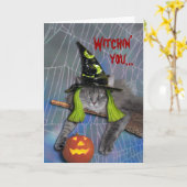 Carte Xena comme sorcière -- customisé (Fleur jaune)