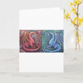 Carte Xin Dragons (Fleur jaune)