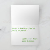 Carte Xmas (Intérieur)