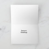 Carte Xmas de Mistletoe de Poisson Profond (Intérieur)