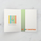 Carte Xmas du milieu du siècle (Intérieur)