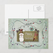 Carte XMAS en juillet (Devant / Derrière)