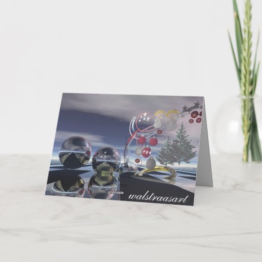 Carte Xmas surréaliste (Dos)