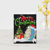 Carte Xmas Tree Lights Santa Hat Musical Drum Christmas (Fleur jaune)