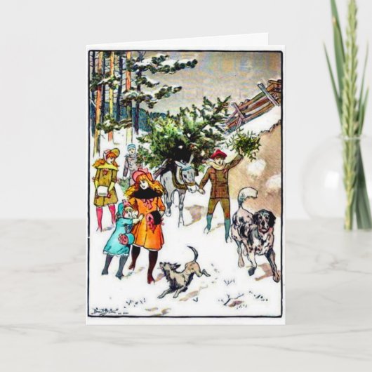 Carte Xmas vintage (Devant)