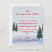 Carte Xmas Yappy pour Chien Cavapoo Personnalisabl (Dos)