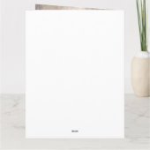 Carte Xoloitzcuintli Laisser neiger Noël (Dos)